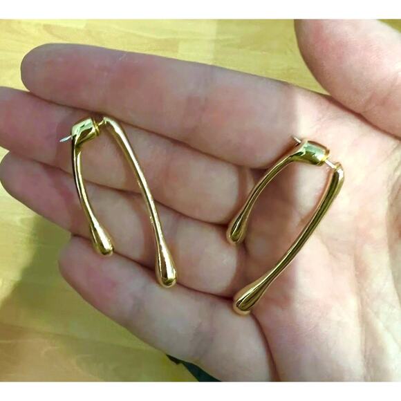 NEW Earrings Drippy Front Back Post Double Drop Alexis Bittar STYLE N15 - Picture 4 of 4